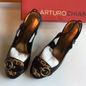 New Arturo Chiangmai Black Patent Leather/Camel 7